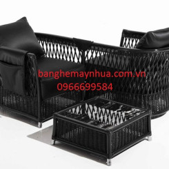 Bộ bàn ghế mây nhựa TT52 Bộ bàn ghế mây nhựa TT52