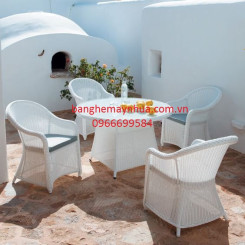 Bộ bàn ghế mây nhựa TT58 Bộ bàn ghế mây nhựa TT58