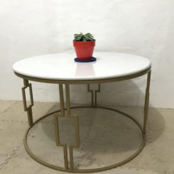 Bàn Sofa kim cương sơn nhũ vàng TT08 Bàn Sofa kim cương sơn nhũ vàng TT08