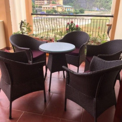 Bộ bàn ghế mây nhựa TT32 Bộ bàn ghế mây nhựa TT32