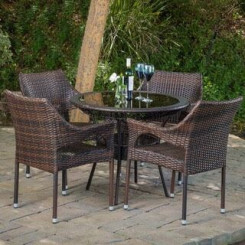 Bộ bàn ghế mây nhựa TT32 Bộ bàn ghế mây nhựa TT32