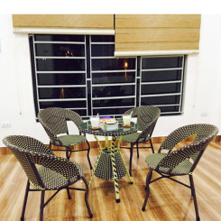 Bộ bàn ghế mây nhựa TT69 Bộ bàn ghế mây nhựa TT69