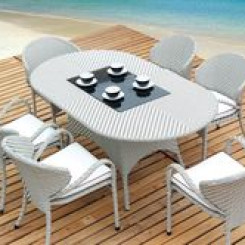 Bộ bàn ghế mây nhựa TT78 Bộ bàn ghế mây nhựa TT78