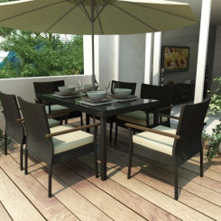 Bộ bàn ghế mây nhựa TT83 Bộ bàn ghế mây nhựa TT83