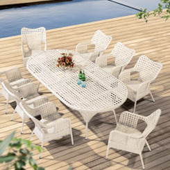 Bộ bàn ghế mây nhựa TT83 Bộ bàn ghế mây nhựa TT83
