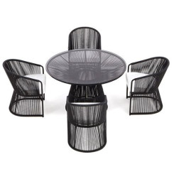 Bộ bàn ghế mây nhựa TT83 Bộ bàn ghế mây nhựa TT83