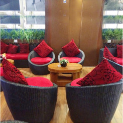Bộ bàn ghế mây nhựa TT83 Bộ bàn ghế mây nhựa TT83