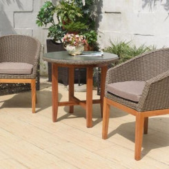 Bộ bàn ghế mây nhựa TT83 Bộ bàn ghế mây nhựa TT83
