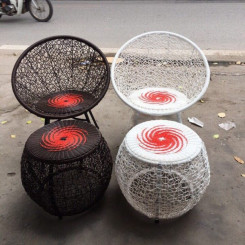 Bộ bàn ghế Muti mây nhựa Bộ bàn ghế Muti mây nhựa