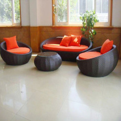 Bộ bàn ghế Sofa mây nhựa TT46 Bộ bàn ghế Sofa mây nhựa TT46