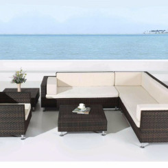 Bộ bàn ghế Sofa mây nhựa TT22 Bộ bàn ghế Sofa mây nhựa TT22