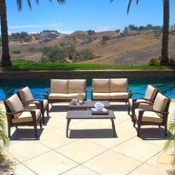 Bộ bàn ghế Sofa mây nhựa TT31 Bộ bàn ghế Sofa mây nhựa TT31