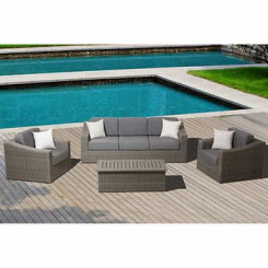 Bộ bàn ghế Sofa mây nhựa TT31 Bộ bàn ghế Sofa mây nhựa TT31
