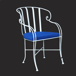 Ghế tựa khung sắt nghệ thuật TT04 Ghế tựa khung sắt nghệ thuật TT04