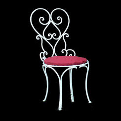 Ghế tựa khung sắt nghệ thuật TT05 Ghế tựa khung sắt nghệ thuật TT05