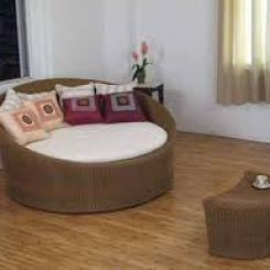 Giường bể bơi mây nhựa TT12 Giường bể bơi mây nhựa TT12