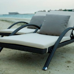 Giường bể bơi mây nhựa TT16 Giường bể bơi mây nhựa TT16