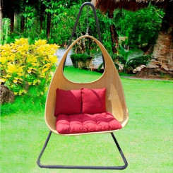 Xích đu mây nhựa đôi TT27 Xích đu mây nhựa đôi TT27