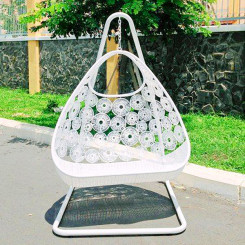 Xích đu mây nhựa đôi TT31 Xích đu mây nhựa đôi TT31