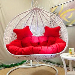 Xích đu mây nhựa đôi TT31 Xích đu mây nhựa đôi TT31
