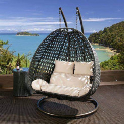 Xích đu mây nhựa đơn TT39 Xích đu mây nhựa đơn TT39