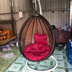Xích đu mây nhựa đôi TT31 Xích đu mây nhựa đôi TT31