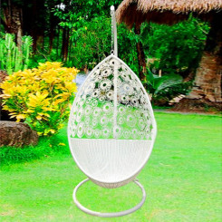 Xích đu mây nhựa đơn TT15 Xích đu mây nhựa đơn TT15