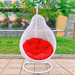 Xích đu mây nhựa đơn TT23 Xích đu mây nhựa đơn TT23