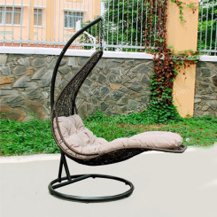 Xích đu mây nhựa đơn TT23 Xích đu mây nhựa đơn TT23