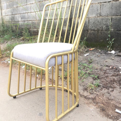Ghế Bar chân sắt mặt nệm Simili 04 Ghế Bar chân sắt mặt nệm Simili 04