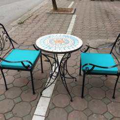 Ghế Bar chân sắt mặt nệm Simili 04 Ghế Bar chân sắt mặt nệm Simili 04