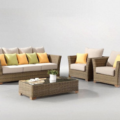 Bộ bàn ghế Sofa mây nhựa TT48 Bộ bàn ghế Sofa mây nhựa TT48
