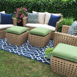 Bộ bàn ghế Sofa mây nhựa TT48 Bộ bàn ghế Sofa mây nhựa TT48