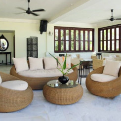 Bộ bàn ghế Sofa mây nhựa TT48 Bộ bàn ghế Sofa mây nhựa TT48