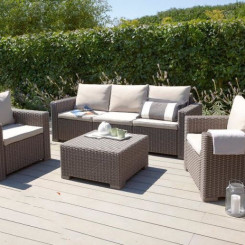 Bộ bàn ghế Sofa mây nhựa TT48 Bộ bàn ghế Sofa mây nhựa TT48