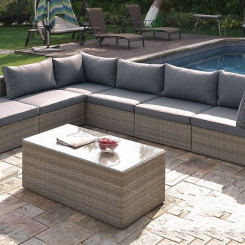 Bộ bàn ghế Sofa mây nhựa TT48 Bộ bàn ghế Sofa mây nhựa TT48