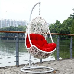 Xích đu mây nhựa đơn TT40 Xích đu mây nhựa đơn TT40
