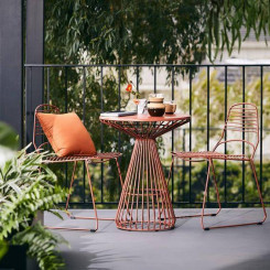 Bộ bàn ghế Cafe sắt uốn TT49 Bộ bàn ghế Cafe sắt uốn TT49