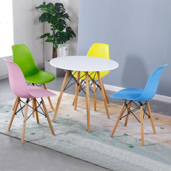 Bộ bàn ghế gỗ cafe mini Bộ bàn ghế gỗ cafe mini