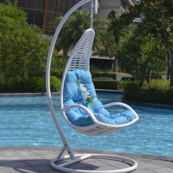 Xích đu mây nhựa đơn TT50 Xích đu mây nhựa đơn TT50