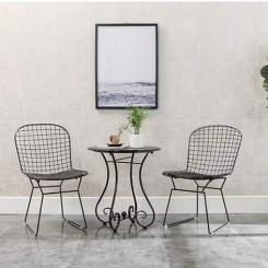 Bộ bàn ghế sắt uốn trái tim TT50 Bộ bàn ghế sắt uốn trái tim TT50