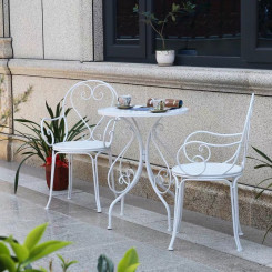 Bộ bàn ghế Cafe sắt uốn TT49 Bộ bàn ghế Cafe sắt uốn TT49
