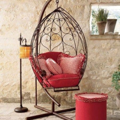 Xích đu sắt uốn nghệ thuật TT03 Xích đu sắt uốn nghệ thuật TT03