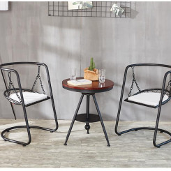 Bộ bàn ghế sắt uốn trái tim TT50 Bộ bàn ghế sắt uốn trái tim TT50
