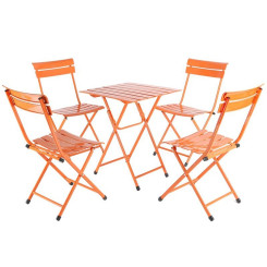 Bộ bàn ghế cafe chân sắt mặt gỗ TT05 Bộ bàn ghế cafe chân sắt mặt gỗ TT05