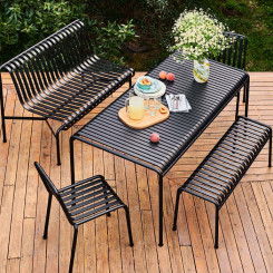Bộ bàn ghế cafe chân sắt mặt gỗ TT05 Bộ bàn ghế cafe chân sắt mặt gỗ TT05