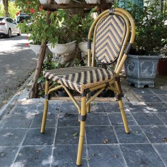 Bộ bàn ghế nhôm đúc Composite sân vườn, cafe