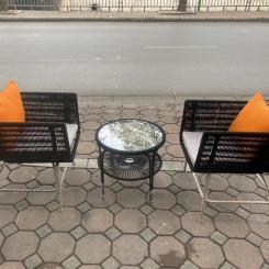 Bộ bàn ghế mây nhựa ngoài trời TT106 Bộ bàn ghế mây nhựa ngoài trời TT106