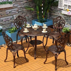 Bộ bàn ghế cafe nhôm đúc BGNĐ 12 Bộ bàn ghế cafe nhôm đúc BGNĐ 12