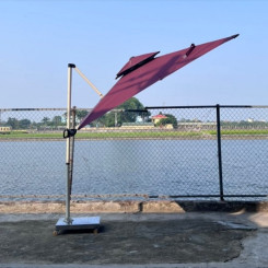 Ô dù lệch tâm vuông 2,5m xoay 360 độ Ô dù lệch tâm vuông 2,5m xoay 360 độ